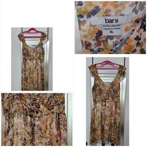 Bar II blouse dress, floral print , XL